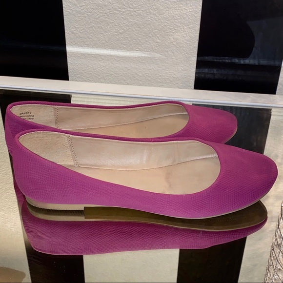 Fuschia Ballet Flats - Picture 3 of 10